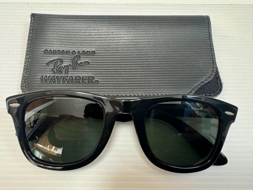 70s 横BL 美品 芯なし 5022 B&L ウェイファーラー レイバン RAY BAN WAYFARER USA オールド ビンテージ サングラス