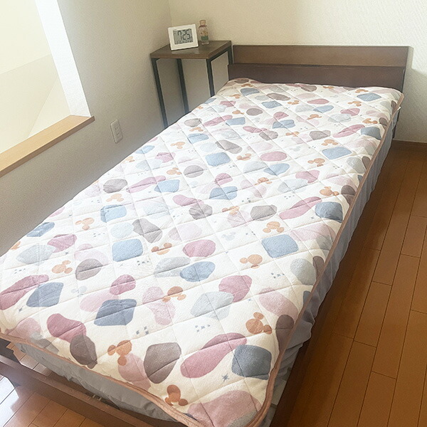 ディズニー ミッキーマウス 敷パッド(ファインシェイプ) 寝具用品 シングルサイズ Disney_画像1