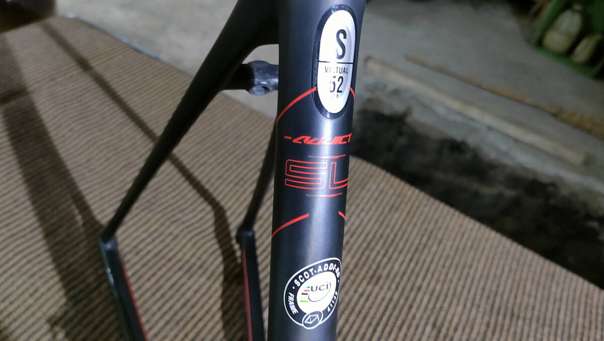 SCOTT ADDICT SL 2014 スコット アディクト 52サイズ　HMX-SL　カーボンフレーム　ジャンク_画像8