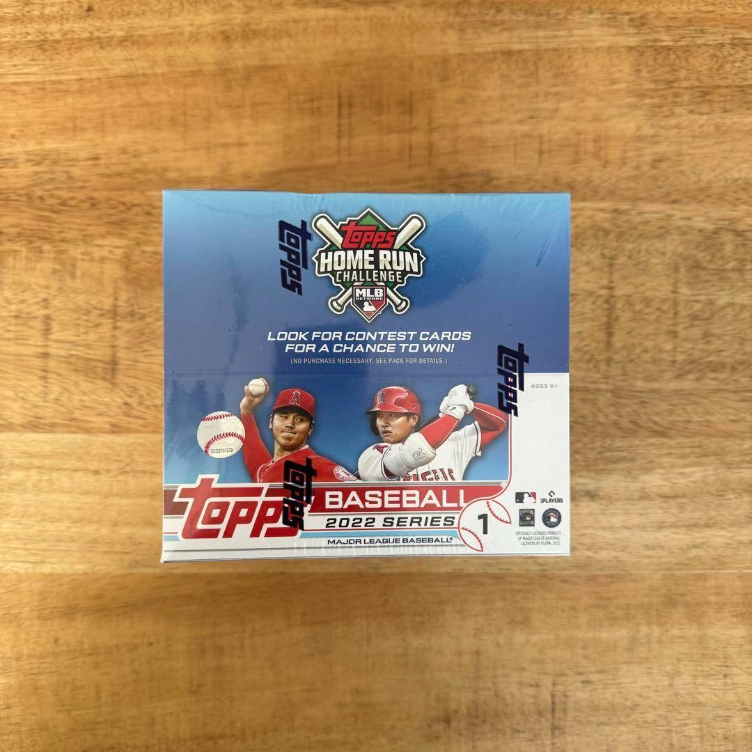 Topps Baseball Series 1 24 Pack Retail Display Box　トップス シリーズ1 2022 ベースボールカード ボックス　大谷翔平