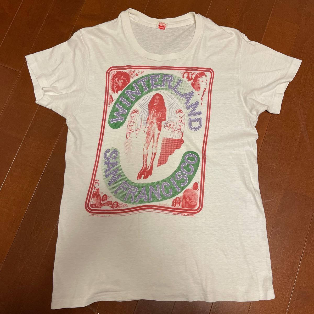 Hanes 70's vintage T-shirts ロックT 希少　レア　コレクターピース