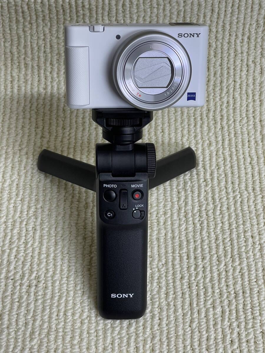 【送料無料】SONY ソニー ZV-1 Vlogcam　シューティンググリップ 付属 中古極美品 ホワイト