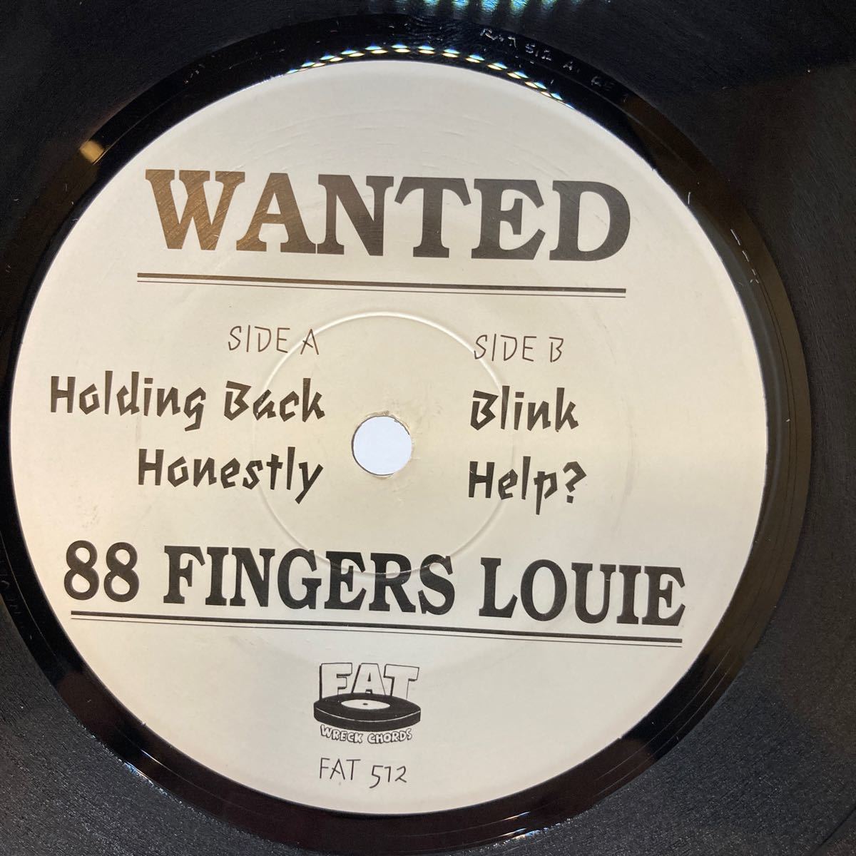 US盤 EP FAT512 / 88 Fingers Louie Wanted / 1993年_画像4