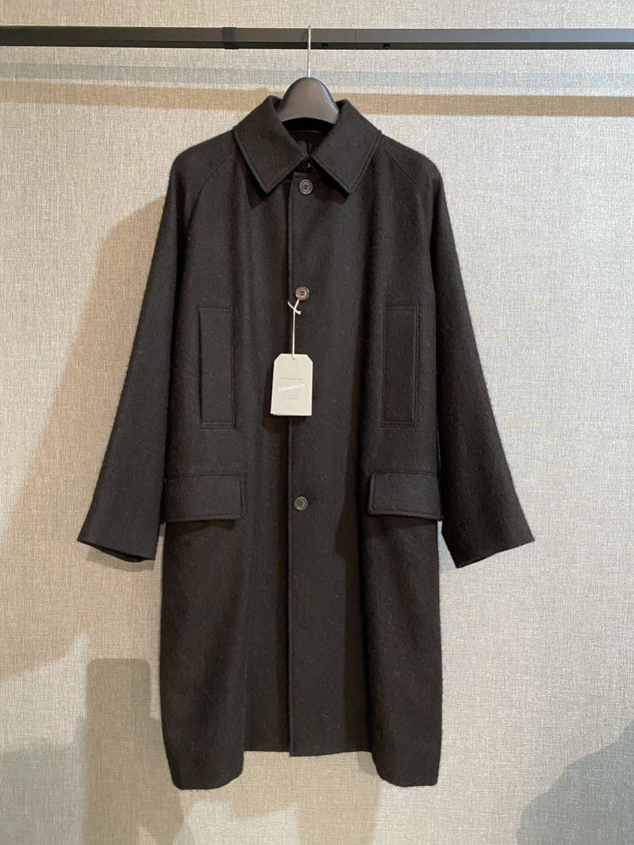 [ beautiful goods ]2021AW MARKAWAREla gran Mac coat alpaca stole Cross ma-ka wear 