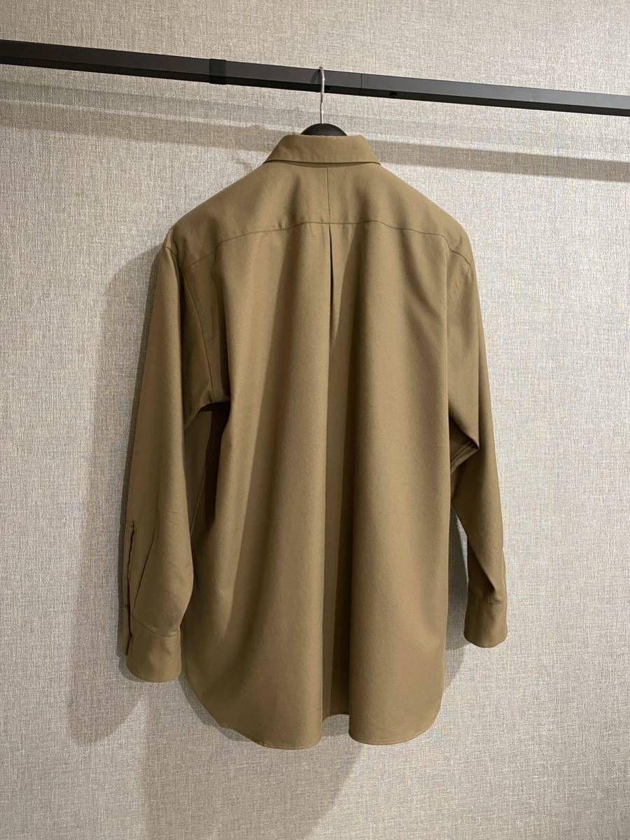 [ beautiful goods ]2021AW MARKAWARE cotton × wool tsu il shirt ma-ka wear 