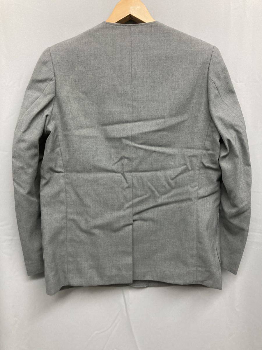 21 新品 制服 160 A サイズ イートン 服 ジャケット 上着 小学生 学生服 シングル 前 男女兼用 スクール ユニホーム グレー GRAY_画像2