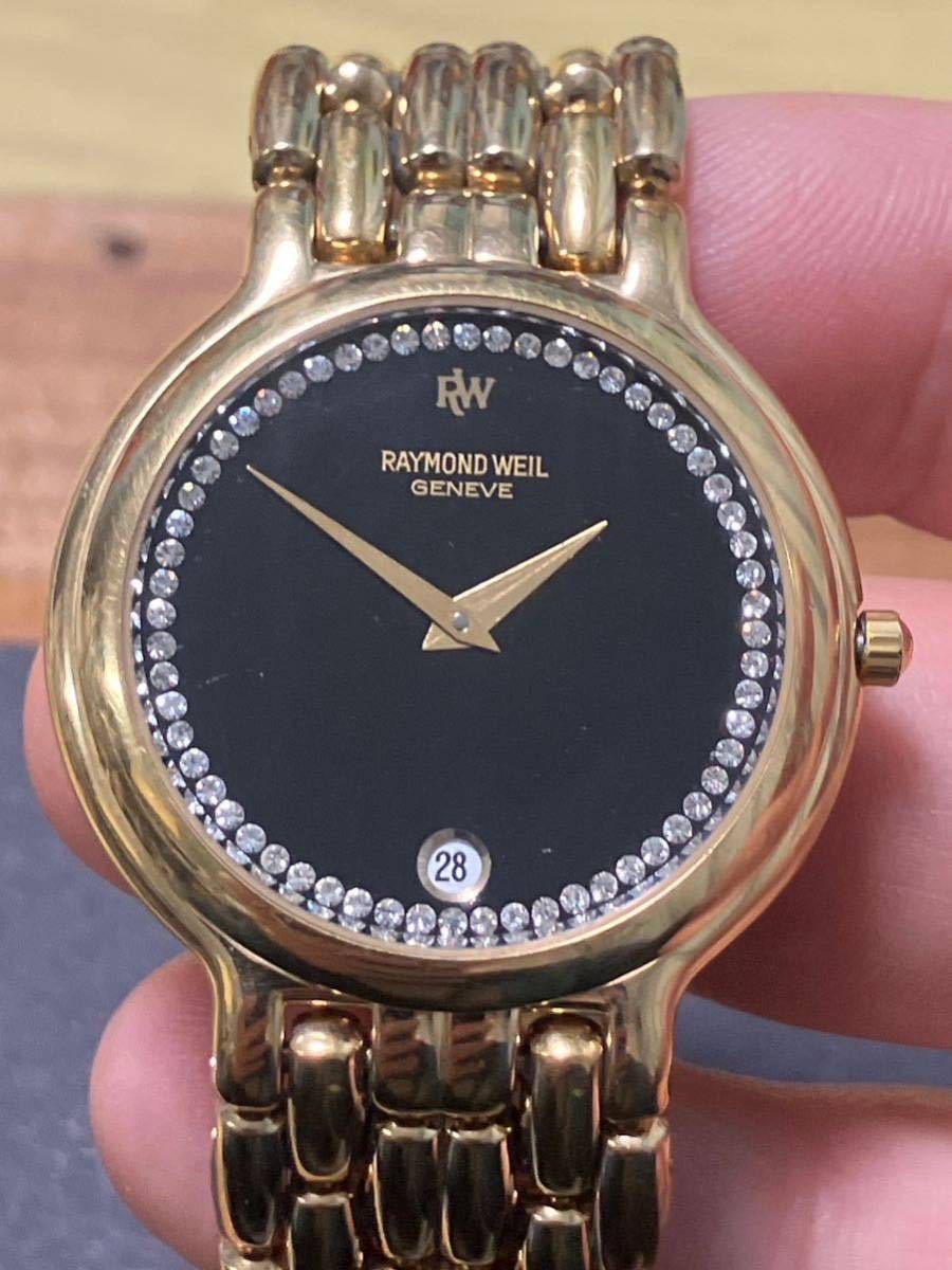 ⑩レイモンドウィルGENEVE腕時計RAYMOND WEIL 18K GOLD ELECTROPLATED