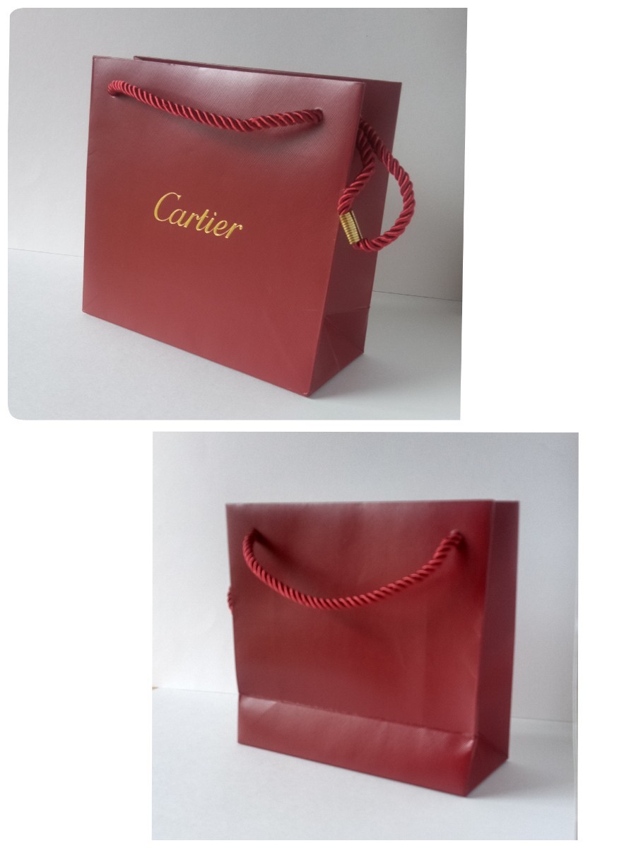 カルティエ Cartier リングケース 空箱 ショップ袋 3点セット_画像10