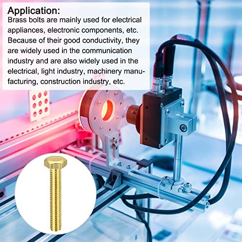 真鍮六角ボルト M4x16 mm 全ねじボルト グレード4.8 ソリッドブラス六角ボルト 機械ネジ 30個_画像5