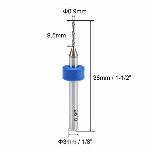PCBドリルビット タングステンカーバイド ロータリーツール ジュエリーCNC彫刻プリント回路基板マイクロドリルビット 0.9mm_画像2