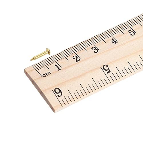 小さな釘 小さい釘 ハードウェア真ちゅう釘 DIY木箱アクセサリー用 ブラストーン 1.5 mmx10 mm(DxL)_画像4