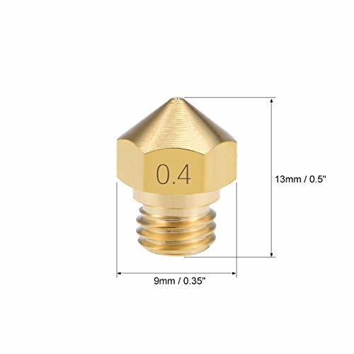 3Dプリンターノズルヘッド 0.4mm M7ネジの交換 真鍮 M K10 1.75mmエクストルーダープリント用_画像2