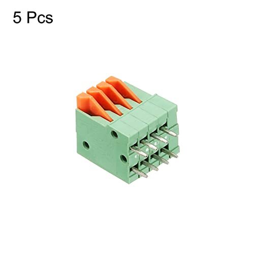 PCBばね端子ブロックコネクター KF141V 150V 2A 2.54 mm 4ポジション プリント基板 電子計算機用_画像3