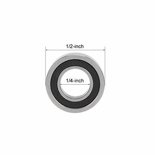 深溝玉軸受 シールベアリング R188-2RS 6.35x12.7x4.8mm 双密封 クロム鋼 P0(ABEC1) 2個入り_画像4