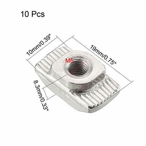 T-ナット Tスロットナット アルミプロファイル M5スレッド 4545シリーズ 10個入_画像2