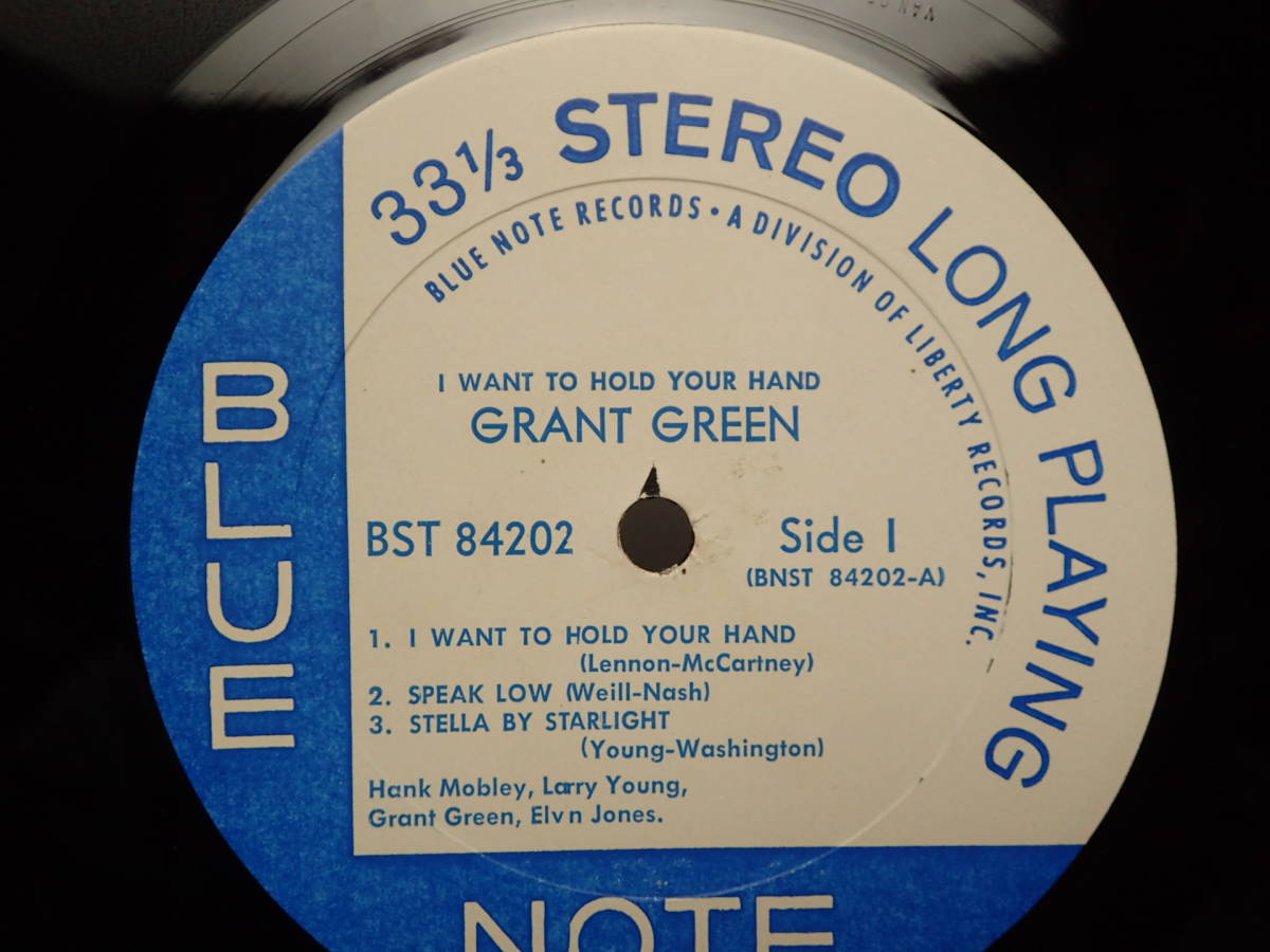 B-233 LPレコード グラント・グリーン I Want To Hold Your Hand Grant Green_画像4