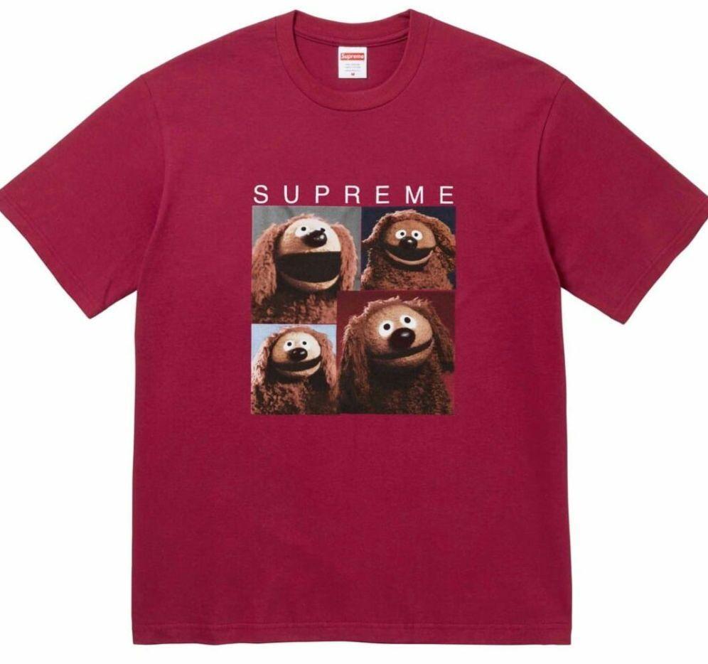 即発送 国内正規 ≪即決 送料無料 ≫ 24SS Supreme Rowlf Tee Cardinal L シュプリーム ロルフ ティー カーディナル 半袖 Tシャツ メンズ_※参考画像※