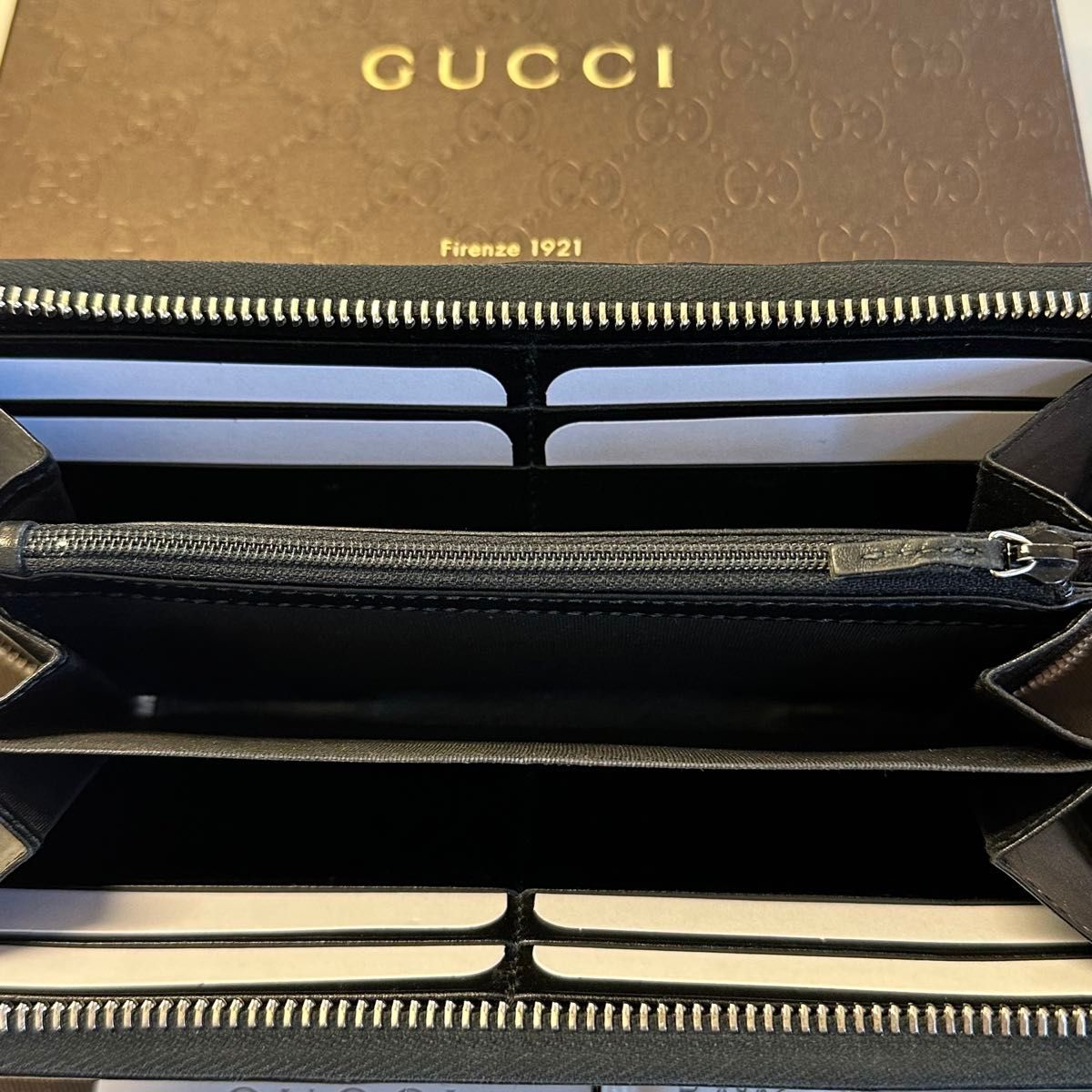 新品同様 グッチ GUCCI 財布 長財布 インプリメ GG金具 ラウンド 新品同様 グッチ GUCCI 財布 長財布 インプリメ GG金具 ラウンド