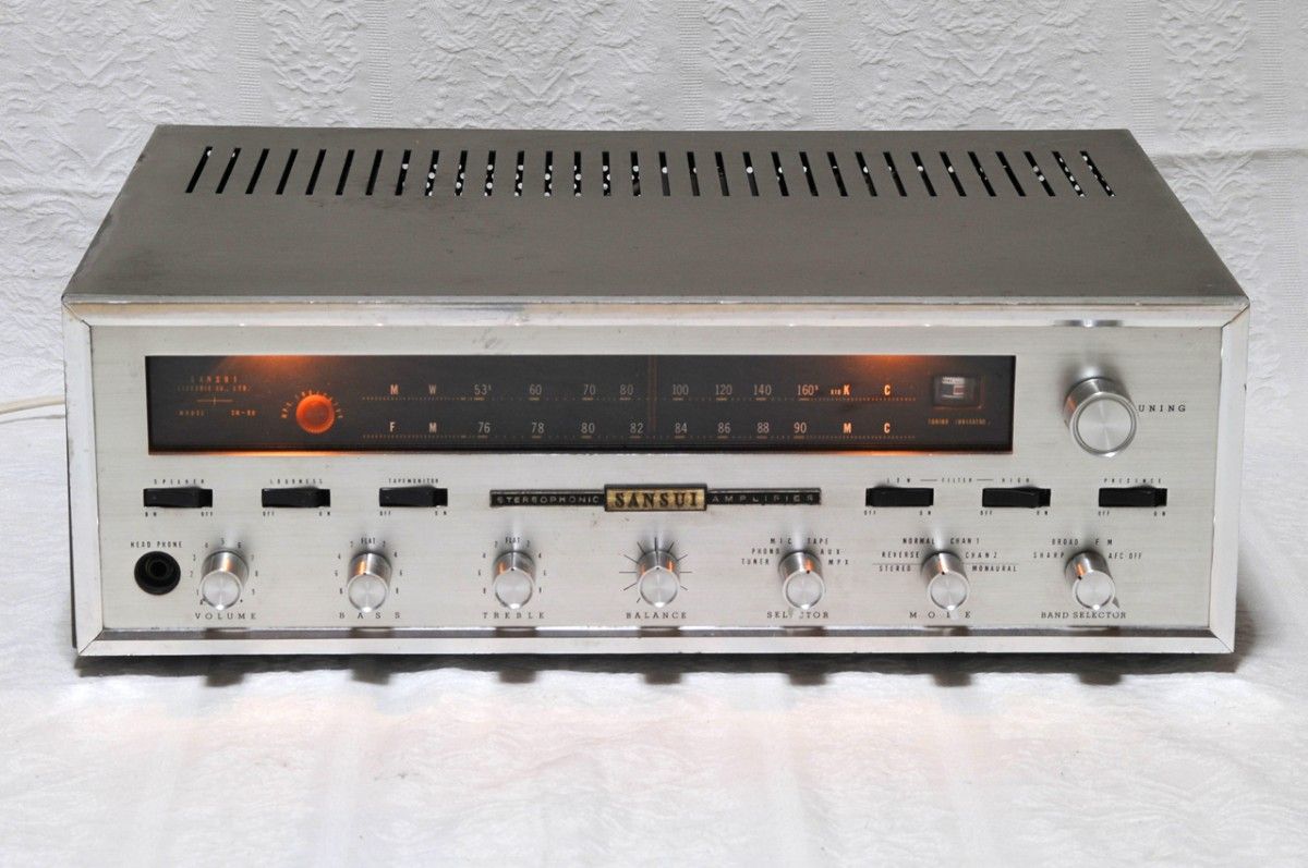 ◆SANSUI SM-90 管球式レシーバーアンプ ☆サンスイ ★回路図付