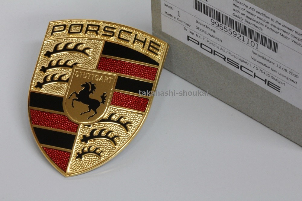 *[ Porsche 911 996 type *993 type ] front bonnet k rest emblem product number :99655921101