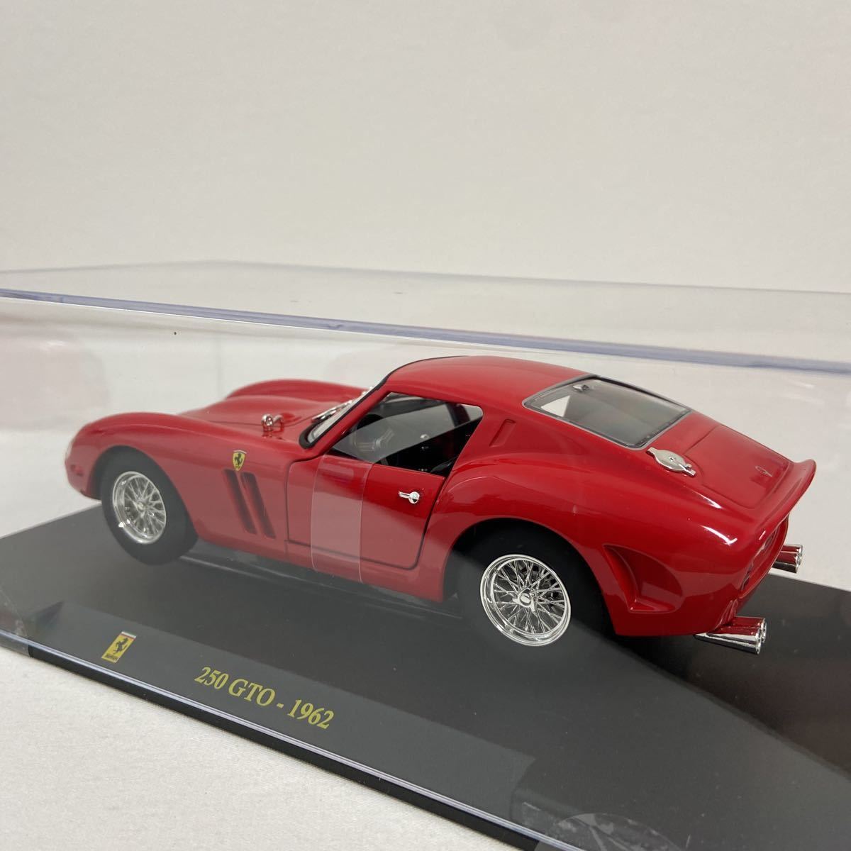  der Goss tea nire* grande .* Ferrari collection 1/24 #10 FERRARI 250GTO 1962 year Red final product minicar model car 