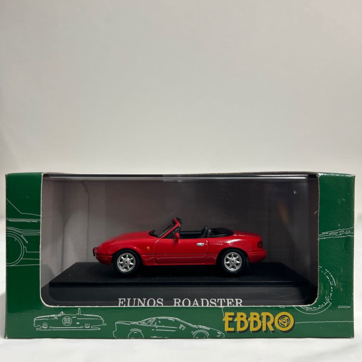 【未使用】EBBRO ユーノスロードスター1/43 赤 EBBRO 1/43 EUNOS Roadster Red NA エブロ ユーノス