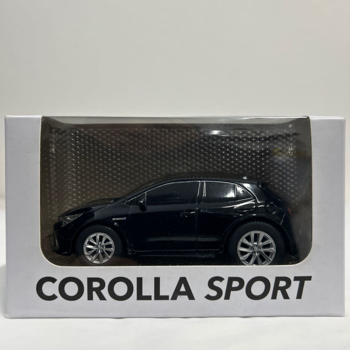 非売品 TOYOTA ディーラー特注 COROLLA SPORT トヨタ カローラスポーツ　 カラーサンプル プルバックカー ミニカー_画像1