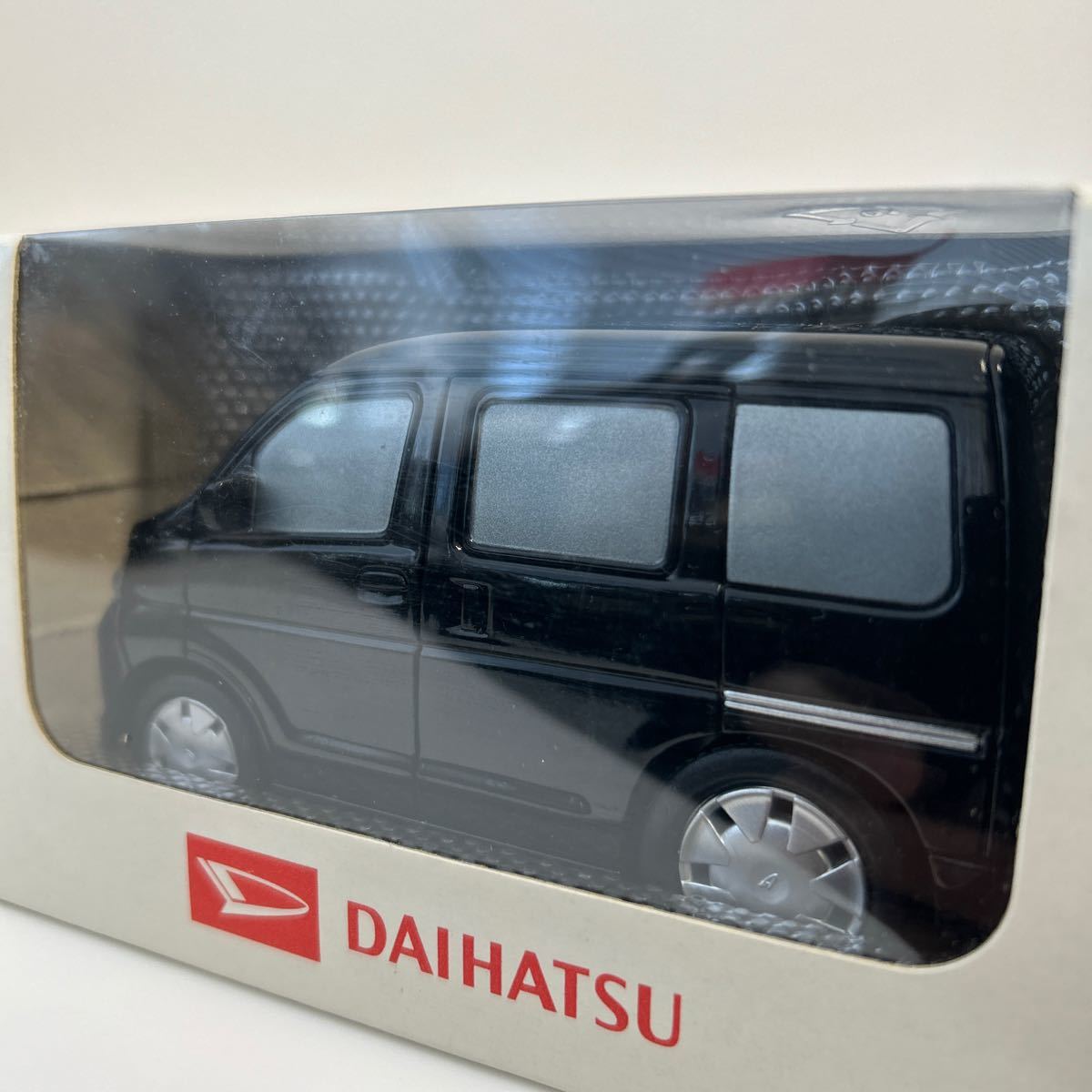 非売品 DAIHATSU ディーラー特注 HIJET CARGO ダイハツ ハイゼットカーゴ ブラック カラーサンプル プルバックカー ミニカーの画像7