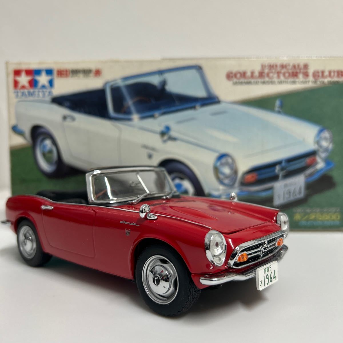 箱無しです!ホンダ s800 赤 1/20 ダイキャスト モデルカー Yahoo!オークション - TAMIYA 1/20 HONDA S800 Red タミヤ