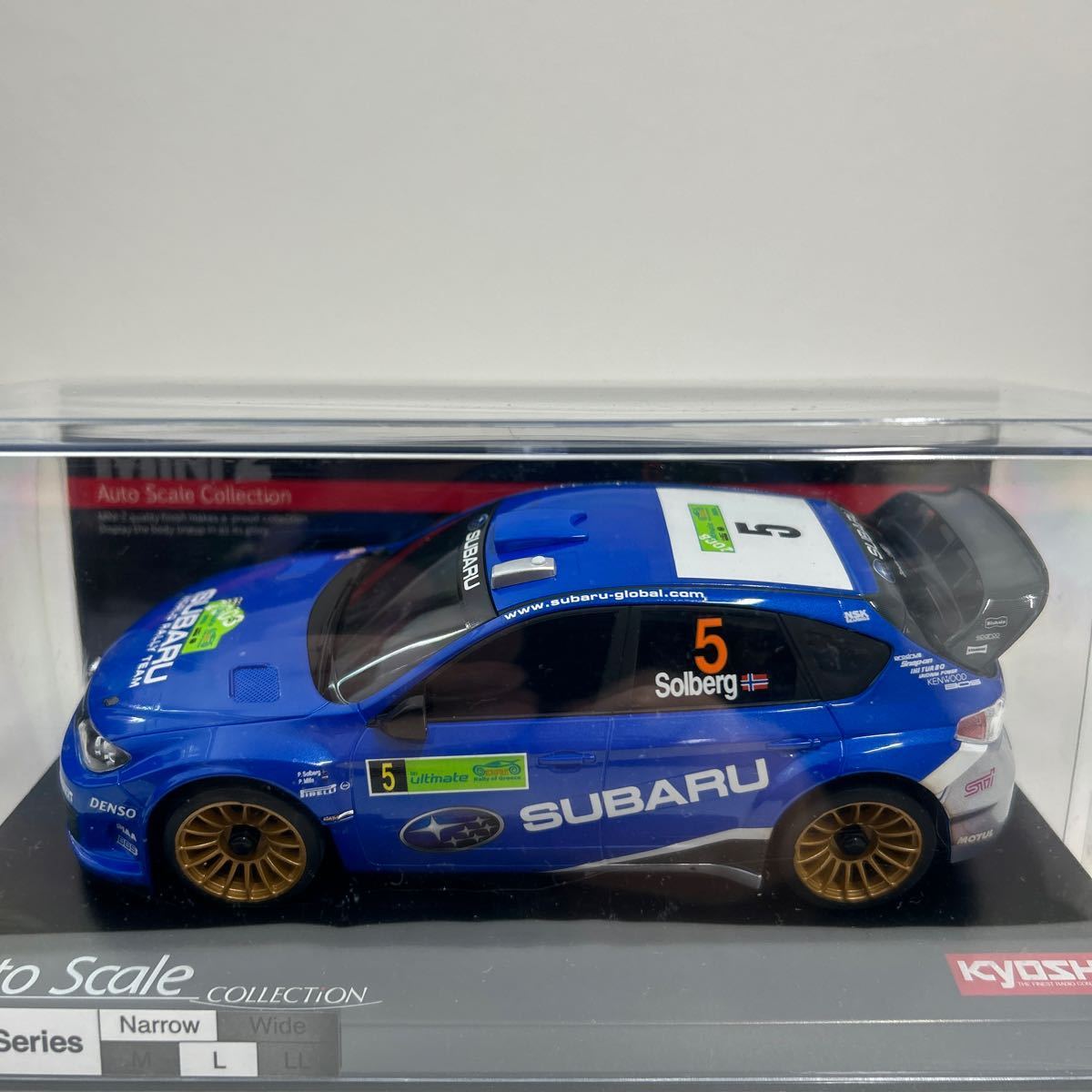 日本限定】 京商 MINI-Z SUBARU IMPREZA WRC 2008 #5 ミニッツ スバル