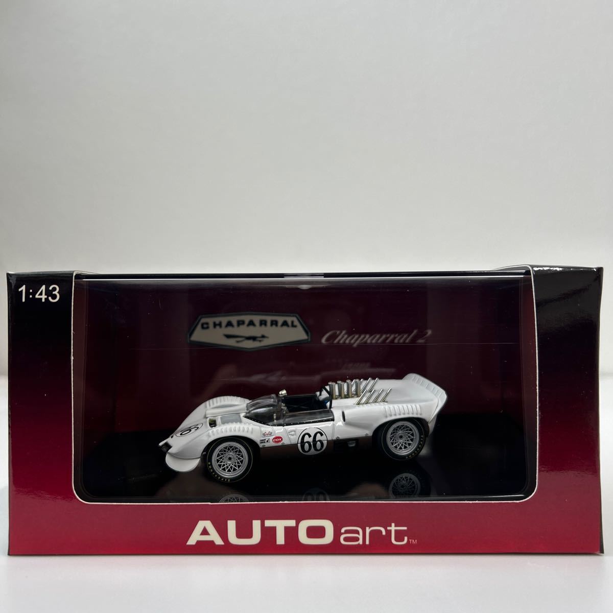 AUTOart 1/43 CHAPARRAL 2 SPORT RACER 1965 #66 オートアート シャパラル スポーツレーサー Aa ミニカー モデルカー_画像1