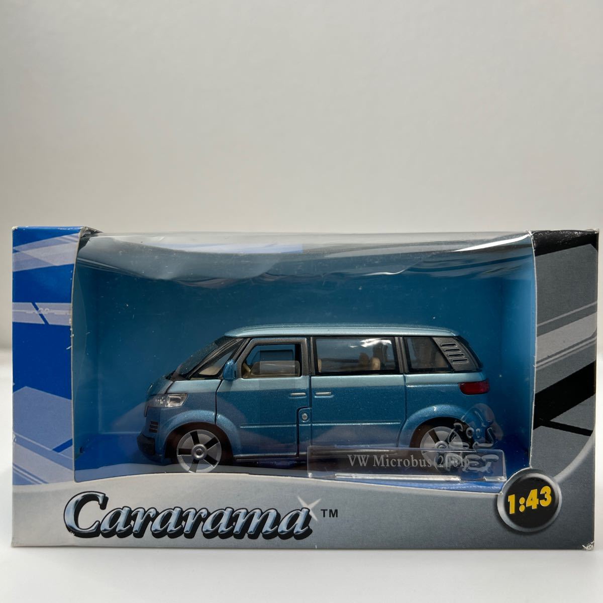 HONGWEL Cararama 1/43 Volkswagen Microbus 2001 Concept フォルクスワーゲン マイクロバス コンセプトカー ミニカー_画像2