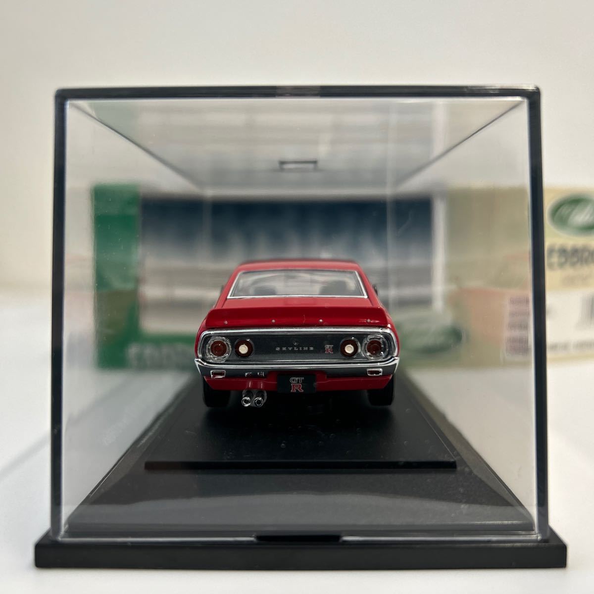 EBBRO 1/43 NISSAN SKYLINE GT-R KPGC110 Red 1973 エブロ 日産スカイライン ケンメリ レッド 旧車 ミニカー モデルカー_画像6