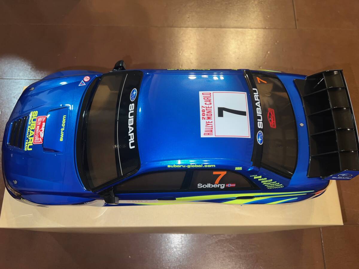◆◇1/10RC TAMIYA　スバル インプレッサ WRC モンテカルロ’07 スペアボディSP.1289　塗装済み◇◆_画像2