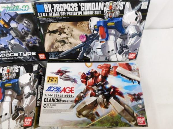 M308★GUNDAM BANDAI プラモデル ４点 4RX-78GP03S TIREN Space Type CLANCHE ガンダム 美品 AGE★送料1020円〜_画像3