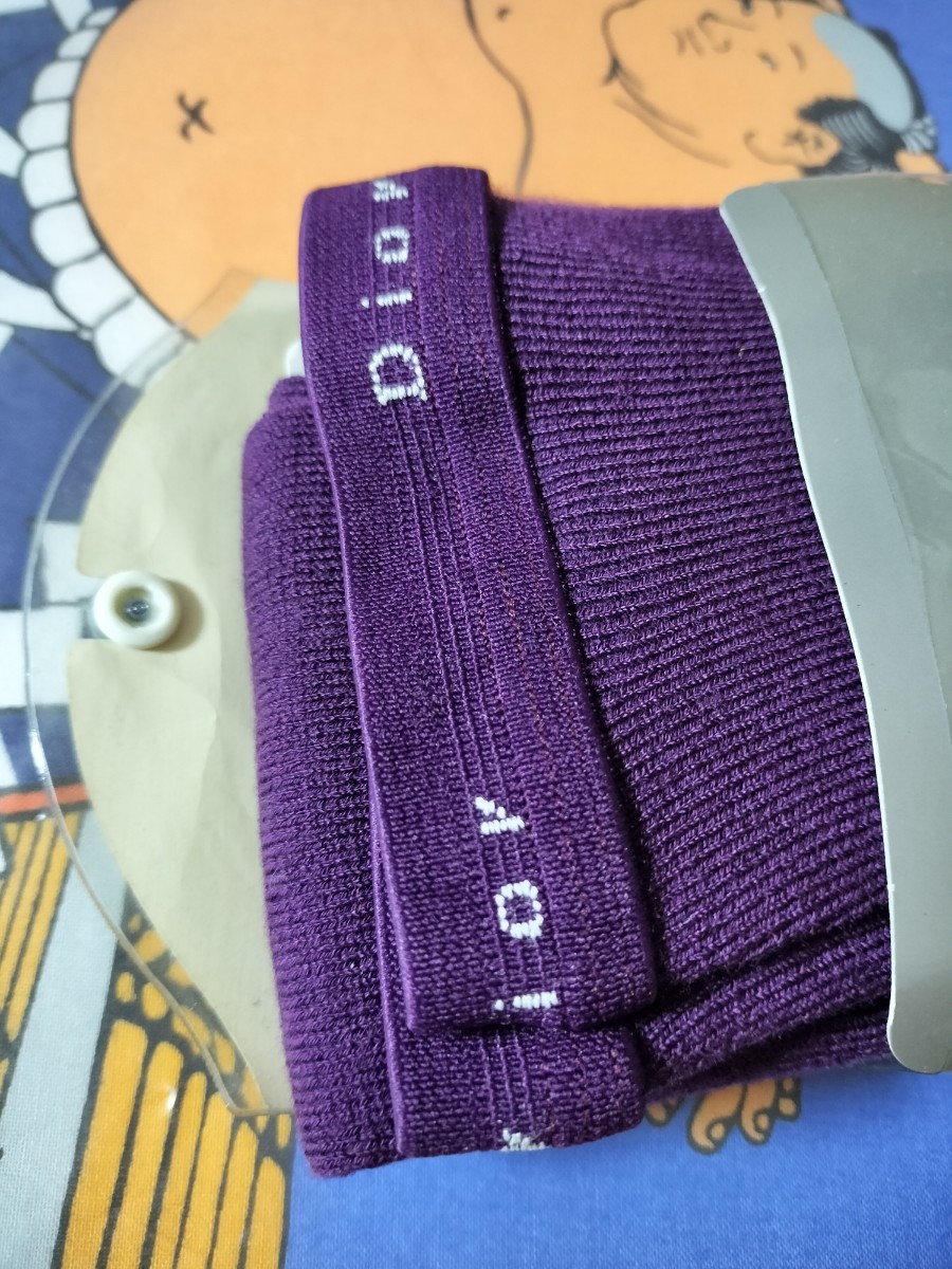 christian dior chaussettes グレープ タイツ M-L クリスチャンディオール 紫 カネボウ tights 貴重 レア 昭和 レトロ 高級_画像6