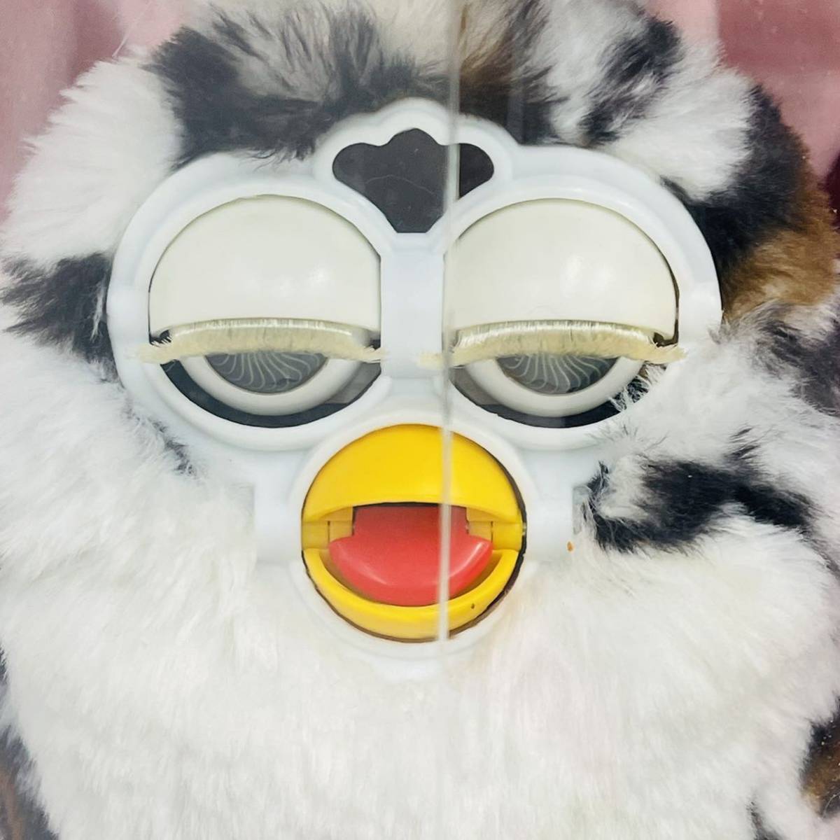 2SC72 【未開封】TOMY トミー Furby ファービー 2点セット 白 黒 70-800 1998年 おもちゃ バーチャルペット 中古 現状品 ※箱に劣化ありの画像3