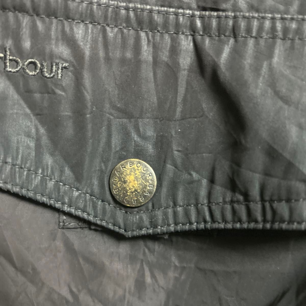 Barbour ナイロン ジャケット XL ポリエステル ジャケット ブラック マウンテンパーカー ナイロン XL 