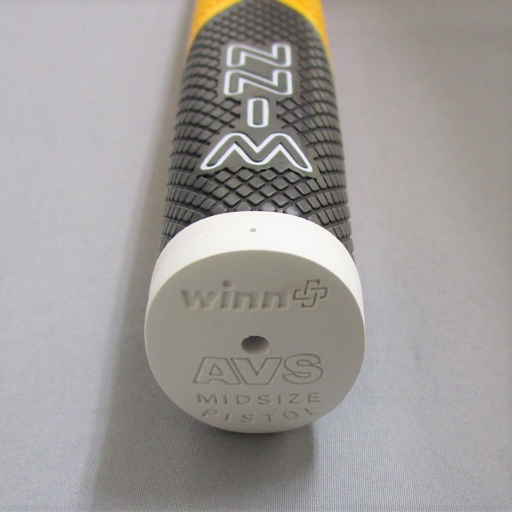 winn 68WL-GY/YL パターグリップ ミッドサイズ ピストル AVS ウィン ホワイトライン White Line イエロー 新品 送料無料の画像4