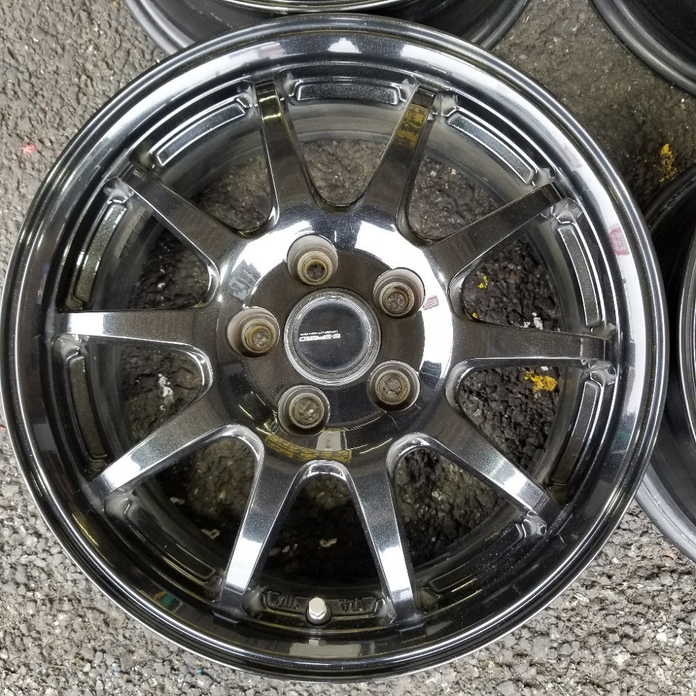 【中古】ホットスタッフ　G.SPEED G-04　15×6.0J 100-5H　+43　ハブ径67ｍｍ　★4本セット☆_画像4