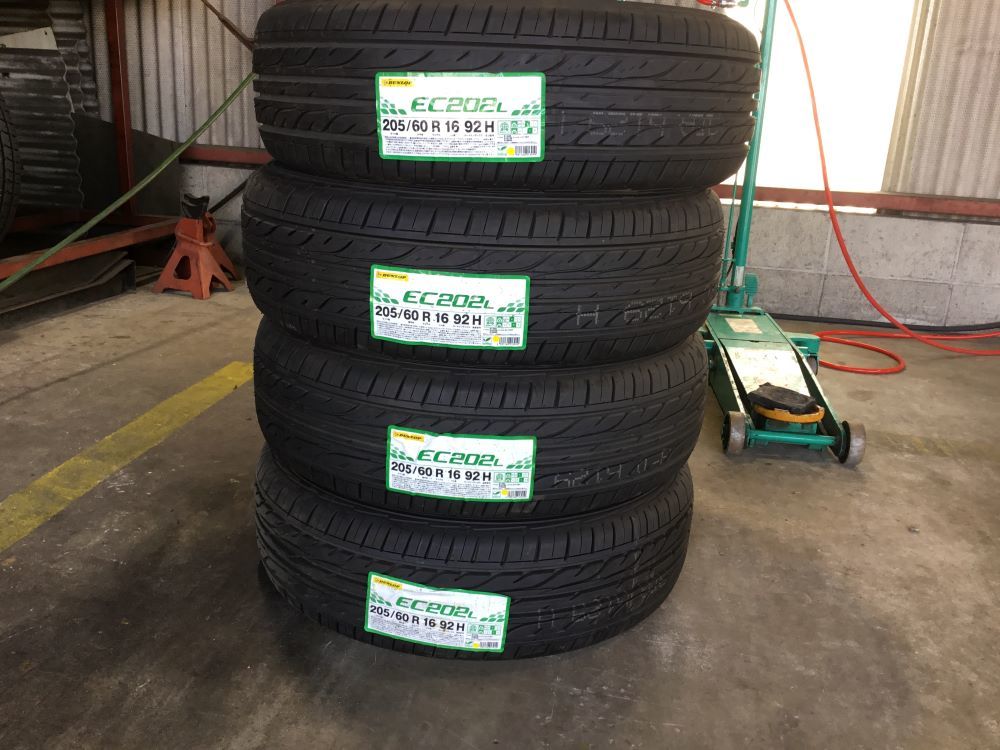 ★新古品タイヤ値下げ！！★205/60R16　92H ★ダンロップ　EC202L　4本セット★未使用2021年製★即決価格★_画像1