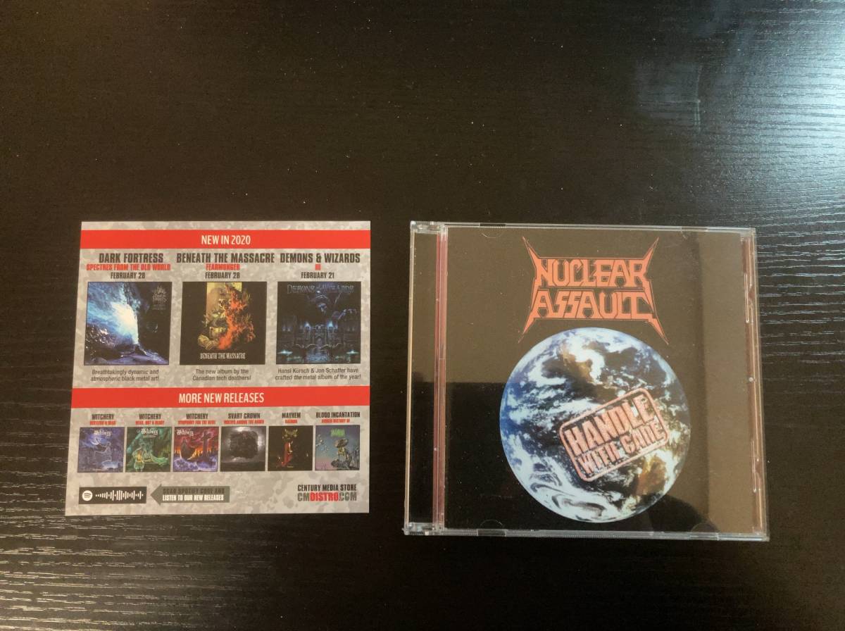 NUCLEAR ASSAULT HANDLE WITH CARE CD クロスオーバー_画像1