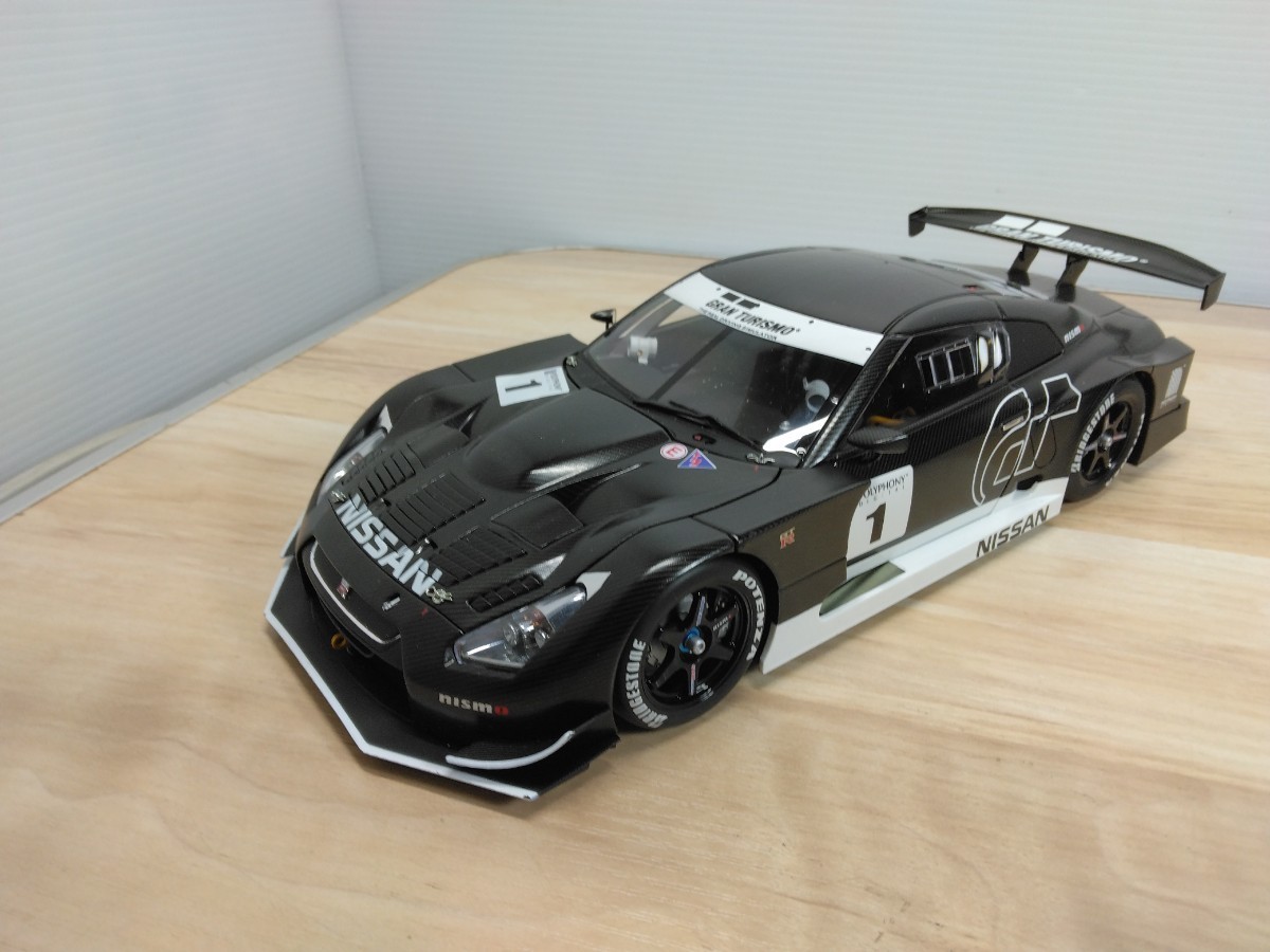 廃盤品 難あり AUTOart Signature 1/18 NISSAN GT-R GT500 STEALTH MODEL GRAN TURISMO GT5 オートアート フィギュア おもちゃの画像1