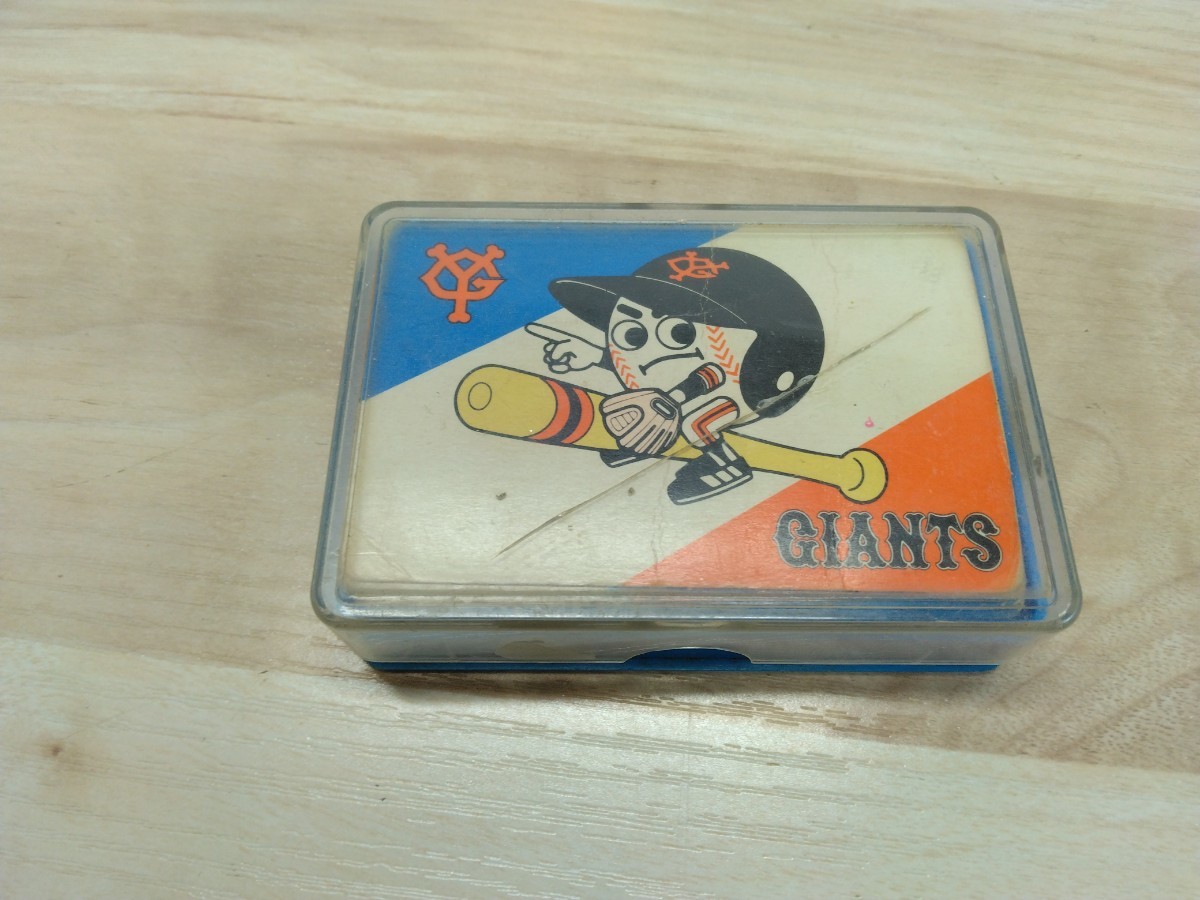 当時物　レトロ　GIANTS トランプ　ジャイアンツ　野球　カードゲーム　ヴィンテージ　エンゼル　おもちゃ　玩具　Q_画像1