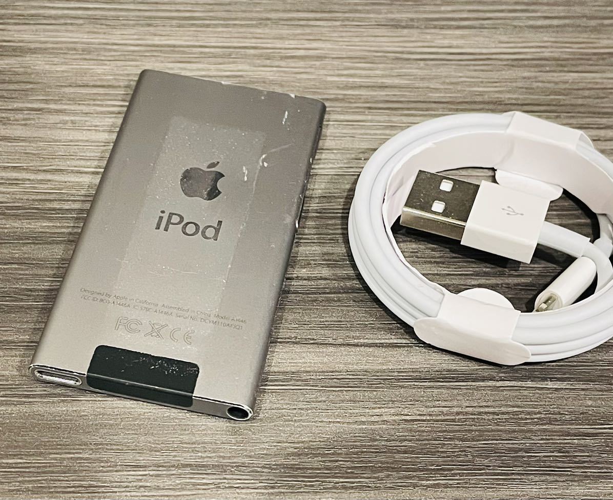 iPod nano 第7世代　16GB スペースグレイME971J 送料無料　アイポッドナノ Apple _画像4