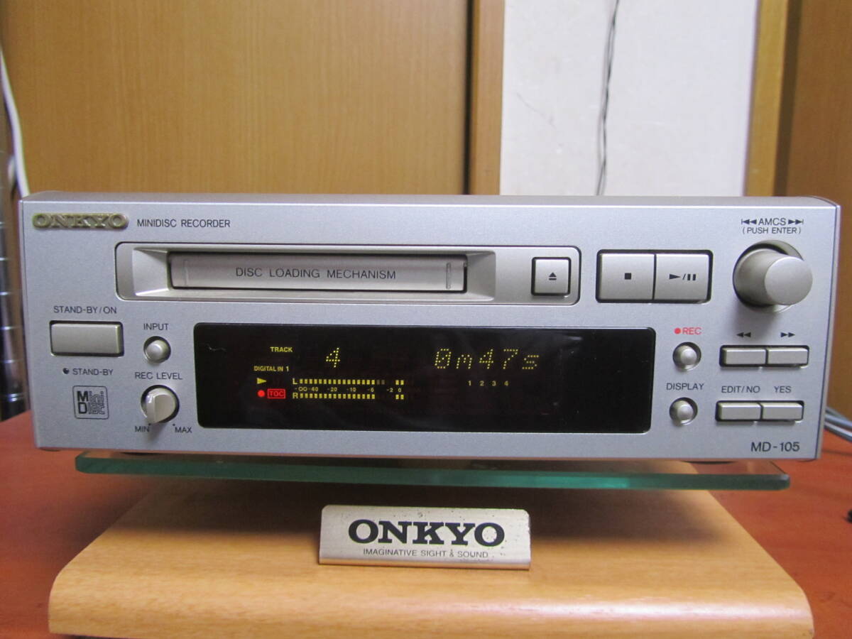 ONKYO MD-105　貴重な動作品_画像1