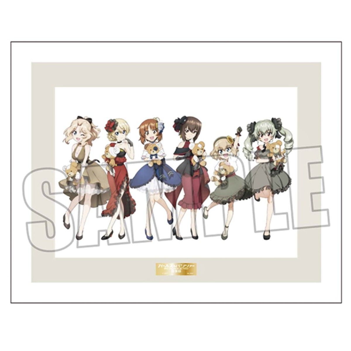 ガールズ&パンツァー ガルパン 最終章 キャラファイングラフ 複製原画 限定品 