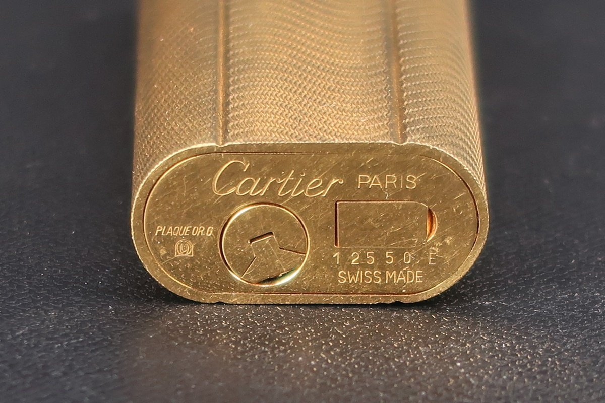 【美品】Cartier カルティエ 高級ガスライター 喫煙具 ブランド小物 着火確認済み【PX93】_画像3