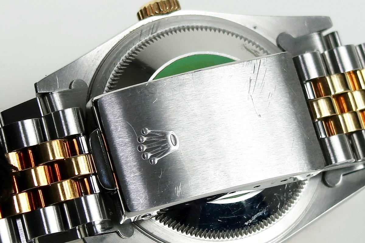 【超美品】ROLEX ロレックス オイスターパーペチュアル デイトジャスト 16233 E番 高級腕時計 鑑定済み OH済み【HO49】_画像8