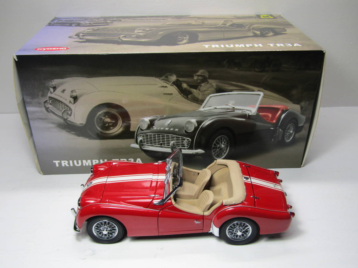TRIUMPH TR3A 1/18 トライアンフ 1955-1957 英国名車 RED WH TRIUMPH TR3A 1/18 トライアンフ 1955-1957 英国名車 RED WH
